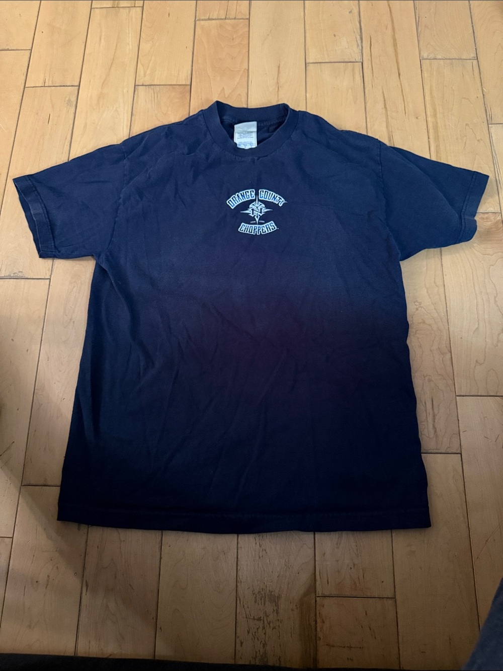 Navy Short-Sleeve Graphic Crewneck T-Shirt